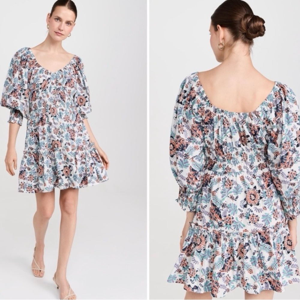 Cleobella Maxine Floral Tiered Mini Dress